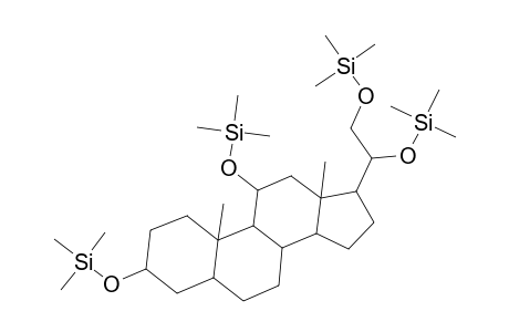 Silane, [[(3.alpha.,5.alpha.,11.beta.,20S)-pregnane-3,11,20,21-tetrayl]tetrakis(oxy)]tetrakis[trimethyl-