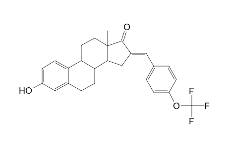 (16E)-13-methyl-3-oxidanyl-16-[[4-(trifluoromethyloxy)phenyl]methylidene]-6,7,8,9,11,12,14,15-octahydrocyclopenta[a]phenanthren-17-one