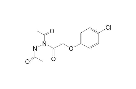 2-(4-Chlorophenoxy)acetohydrazide, N,N'-diacetyl-