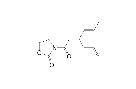 3-(3-(1-Propenyl)-5-hexenoyl)-2-oxazolidinone