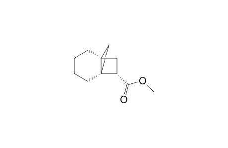 Methyl ester of (1.alpha.,6.alpha.,7.alpha.)-tricyclo[4.2.1.0(1,6)]nonone-7-carboxylic acid