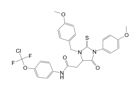 4-imidazolidineacetamide, N-[4-(chlorodifluoromethoxy)phenyl]-1-(4-methoxyphenyl)-3-[(4-methoxyphenyl)methyl]-5-oxo-2-thioxo-