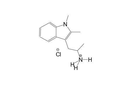 1H-indole-3-ethanaminium, alpha,1,2-trimethyl-, chloride