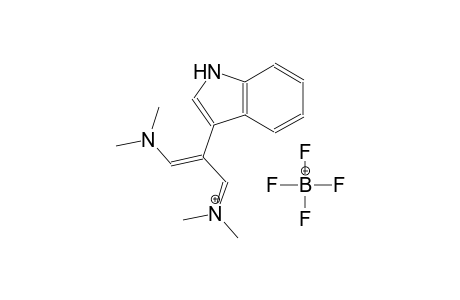 N-[(2E)-3-(dimethylamino)-2-(1H-indol-3-yl)-2-propenylidene]-N-methylmethanaminium tetrafluoroborate