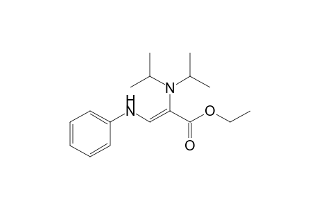 Ethyl (Z)-2-diisopropylamino-3-phenylaminopropenoate