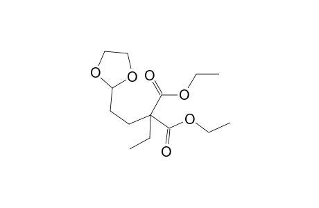 2-(2-[1,3]Dioxolan-2-yl-ethyl)-2-ethyl-malonic acid diethyl ester