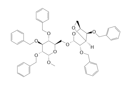 METHYL-O-(3,6-ANHYDRO-2,4-DI-O-BENZYL-ALPHA-D-GALACTOPYRANOSYL)-(1->6)-2,3,4-TRI-O-BENZYL-ALPHA-GLUCOPYRANOSIDE