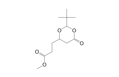 Propanoic acid, 3-[2-(1,1-dimethylethyl)-6-oxo-1,3-dioxan-4-yl]