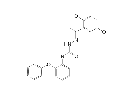1-(1-(2,5-Dimethoxyphenyl)ethylidene)-4-(2-phenoxyphenyl)semicarbazide