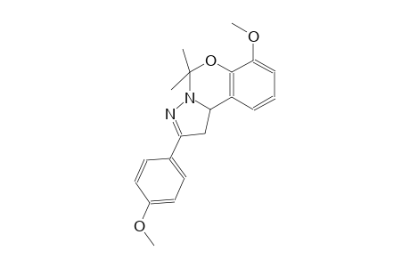 pyrazolo[1,5-c][1,3]benzoxazine, 1,10b-dihydro-7-methoxy-2-(4-methoxyphenyl)-5,5-dimethyl-