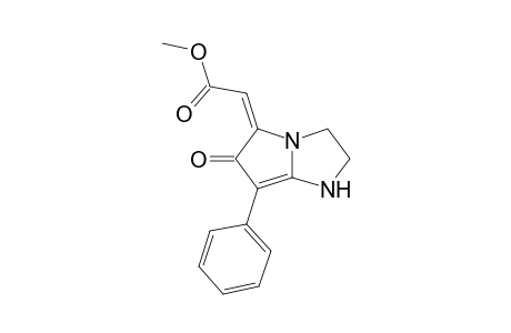 (E)-5-Ethoxycarbonylmethylene-7-phenyl-2,3,5,6-tetrahydro-1H-pyrrolo[1,2-a]imidazol-6-one