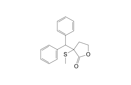 3-(diphenylmethyl)-3-(methylthio)-2-oxolanone