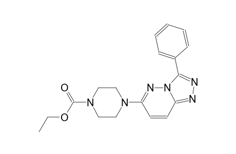 1-piperazinecarboxylic acid, 4-(3-phenyl[1,2,4]triazolo[4,3-b]pyridazin-6-yl)-, ethyl ester