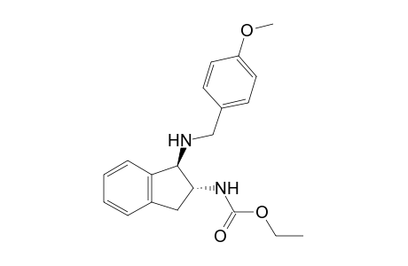 trans-2-Ethoxycarbonylamino-1-(4-methoxybenzylamino)indane