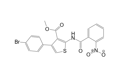 methyl 4-(4-bromophenyl)-2-[(2-nitrobenzoyl)amino]-3-thiophenecarboxylate