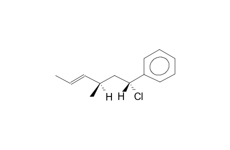 THREO-(1-CHLORO-3-METHYLHEX-4E-ENYL)BENZENE