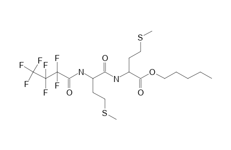 L-Methionyl-L-methionine, N-heptafluorobutyryl-, pentyl ester