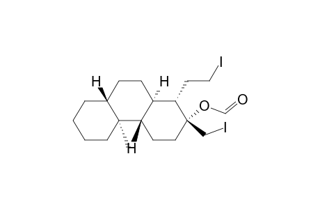 [1S-(1.alpha.,2.alpha.,4a.beta.,4b.alpha.,8a.beta.,10a.alpha.)]-Tetradecahydro-1-(2-iodoethyl)-2-(iodomethyl)-4b-methyl-2-phenanthrenol formate