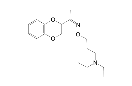 (1Z)-1-(2,3-Dihydro-1,4-benzodioxin-2-yl)ethanone o-[3-(diethylamino)propyl]oxime