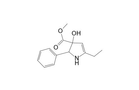 Methyl 2-phenyl-5-ethyl-3-hydroxypyrrolin-3-carboxylate
