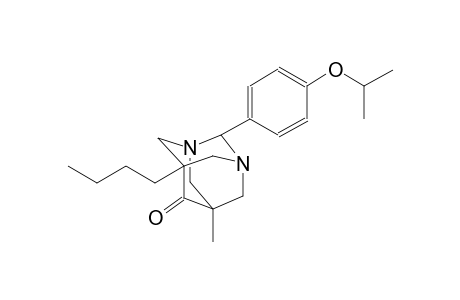 5-butyl-2-(4-isopropoxyphenyl)-7-methyl-1,3-diazatricyclo[3.3.1.1~3,7~]decan-6-one