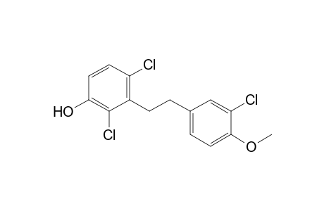 2,6,3'-Trichloro-3-hydroxy-4'-methoxy-.alpha.,.alpha'.-dibenzyl