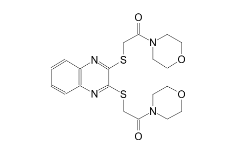 2,3-bis{[2-(4-morpholinyl)-2-oxoethyl]sulfanyl}quinoxaline
