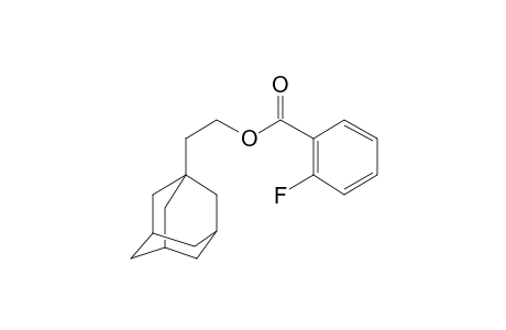 2-Fluorobenzoic acid. 2-(1-adamantyl)ethyl ester