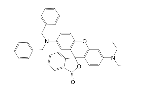 2'-(dibenzylamino)-6'-(diethylamino)spiro[2-benzofuran-3,9'-xanthene]-1-one