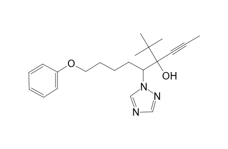 1H-1,2,4-Triazole-1-ethanol, alpha-(1,1-dimethylethyl)-beta-(4-phenoxybutyl)-alpha-1-propynyl-