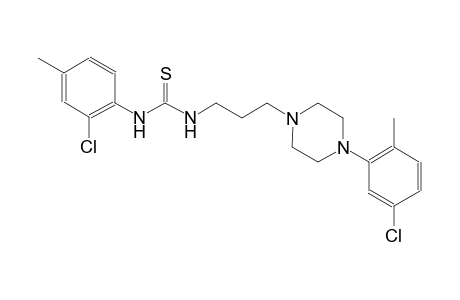 thiourea, N-(2-chloro-4-methylphenyl)-N'-[3-[4-(5-chloro-2-methylphenyl)-1-piperazinyl]propyl]-