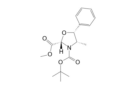 (2S,4S,5R)-2-Methoxycarbonyl-4-methyl-5-phenyl-3-tert-butoxycarbonyloxazolidine