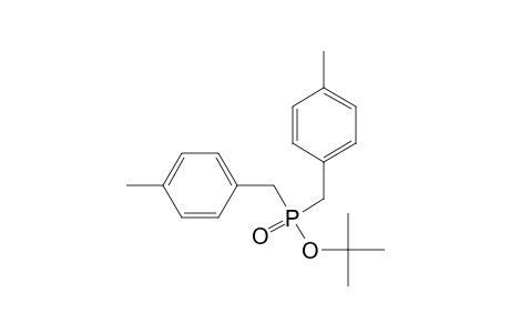 Phosphinic acid, bis[(4-methylphenyl)methyl]-, 1,1-dimethylethyl ester