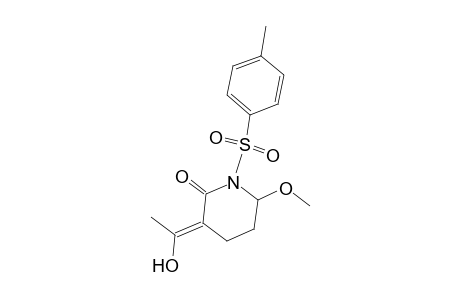 3-(1-Hydroxyethylidene)-6-methoxy-1-[(4-methylphenyl)sulfonyl]-2-piperidinone