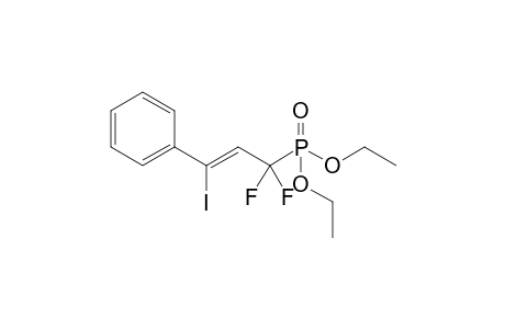 Diethyl 1,1-difluoro-3-iodo-3-phenylprop-2-en-1-phosphonate