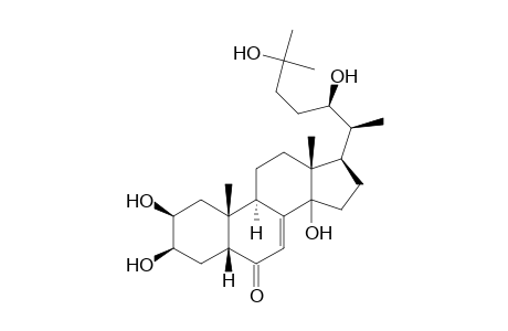 (2beta,3beta,5beta,22R)-2,3,14,22,25-pentahydroxycholest-7-en-6-one