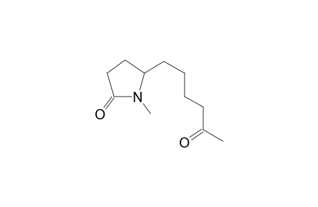 1-Methyl-5-(5-oxohexyl)-2-pyrrolidinone