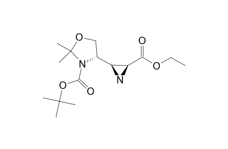 ETHYL-(2R,3R,4'R)-3-(3'-TERT.-BUTYLOXYCARBONYL-2',2'-DIMETHYLOXAZOLIDIN-4'-YL)-AZIRIDINE-2-CARBOXYLATE