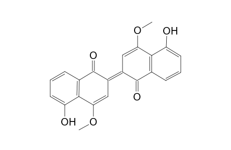 5,5'-Dihydroxy-4,4'-dimethoxy-2,2'-binaphthyl-1,1'-quinone