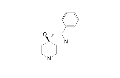 1-METHYL-4-HYDROXY-4-(2'-PHENYL-2'-AMINOETHYL)-PIPERIDINE