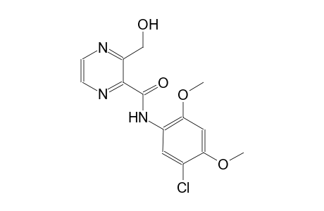 2-pyrazinecarboxamide, N-(5-chloro-2,4-dimethoxyphenyl)-3-(hydroxymethyl)-