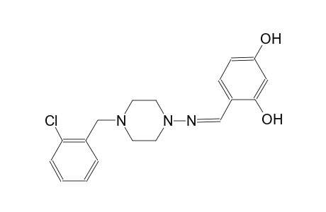 1,3-benzenediol, 4-[(Z)-[[4-[(2-chlorophenyl)methyl]-1-piperazinyl]imino]methyl]-