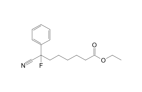 Ethyl 7-cyano-7-fluoro-7-phenylheptanoate