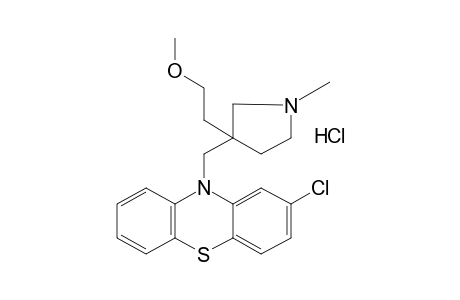 2-CHLORO-10-{[3-(2-METHOXYETHYL)-1-METHYL-3-PYRROLIDINYL]METHYL}PHENOTHIAZINE, MONOHYDROCHLORIDE