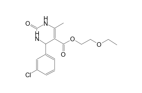 5-pyrimidinecarboxylic acid, 4-(3-chlorophenyl)-1,2,3,4-tetrahydro-6-methyl-2-oxo-, 2-ethoxyethyl ester