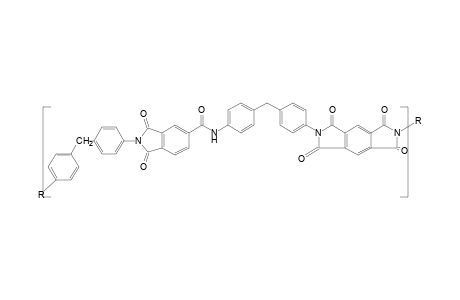 Copoly(trimellitic amidoimide-pyromellitic imide)