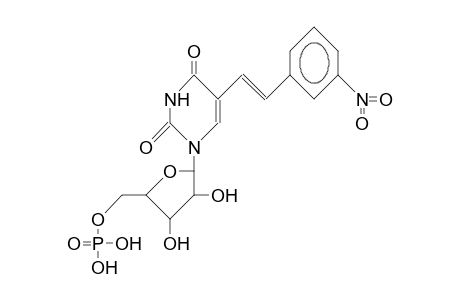 5(E)-(3-Nitro-styryl)-uridine 5'-phosphate