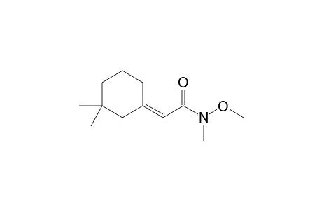 (2E)-2-(3,3-dimethylcyclohexylidene)-N-methoxy-N-methyl-acetamide