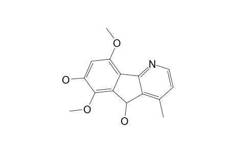 5,8-DIMETHOXY-7-HYDROXY-1-METHYL-4-AZAFLUOREN-9-OL