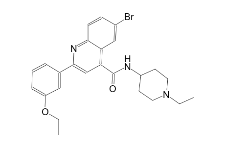 6-bromo-2-(3-ethoxyphenyl)-N-(1-ethyl-4-piperidinyl)-4-quinolinecarboxamide